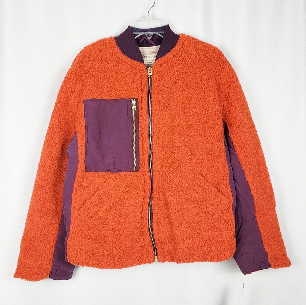 FREE PEOPLE Rivington sherpa jacket fleece